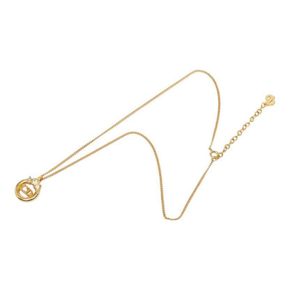 Dior CD Logo Pendant Gold Plated Rhinestone — view 4