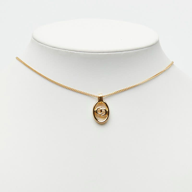 Dior CD Logo Pendant Gold Plated — view 7