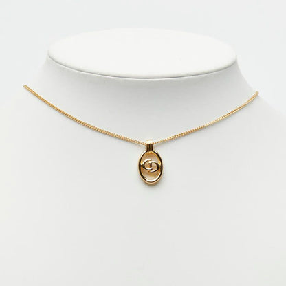 Dior CD Logo Pendant Gold Plated — view 7