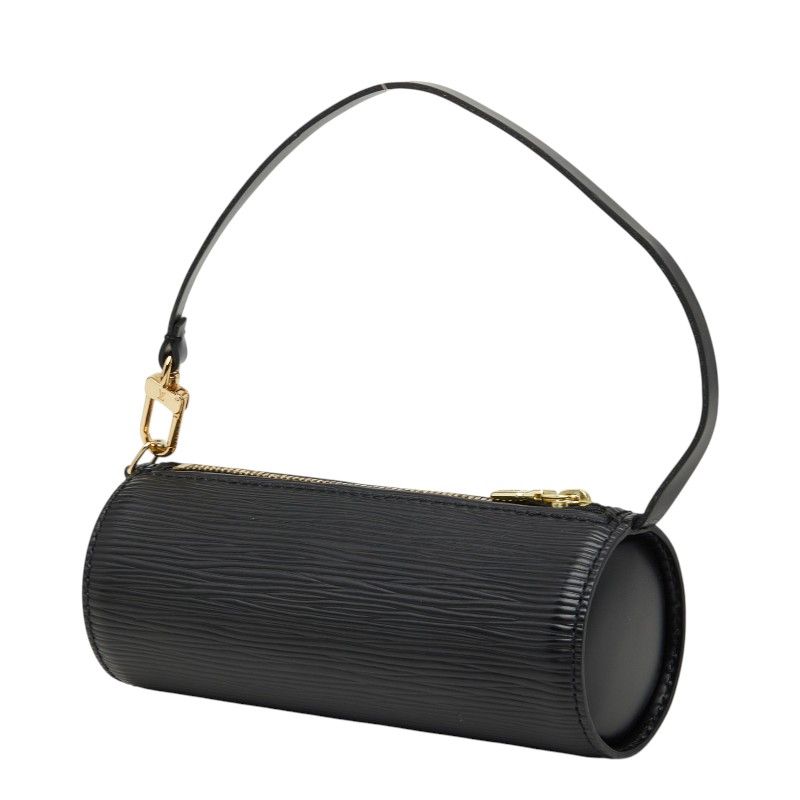Louis Vuitton Epi Soufflot Pouch Noir Black Leather — view 2