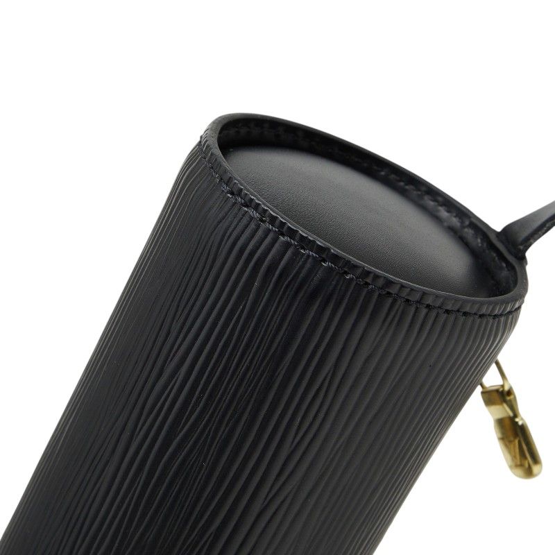 Louis Vuitton Epi Soufflot Pouch Noir Black Leather — view 6