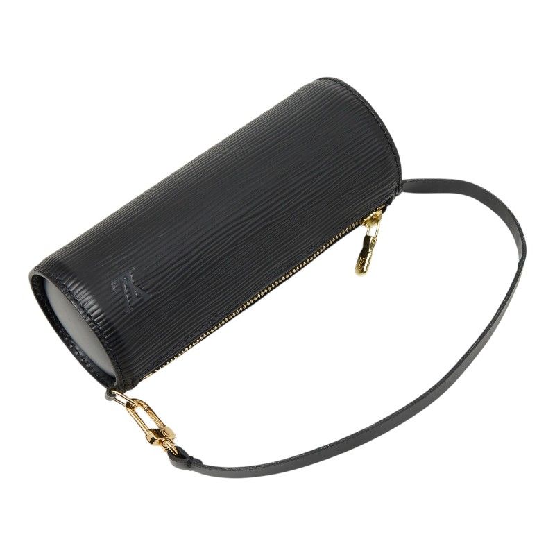 Louis Vuitton Epi Soufflot Pouch Noir Black Leather — view 4