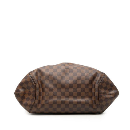 Louis Vuitton Damier Sistina GM Tote Shoulder Bag Brown Leather — view 3