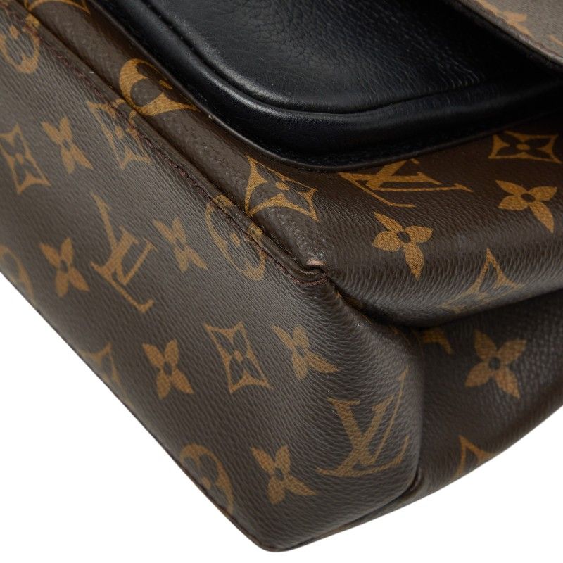 Louis Vuitton Monogram Marignan 2-Way Shoulder Bag Brown Leather — view 4