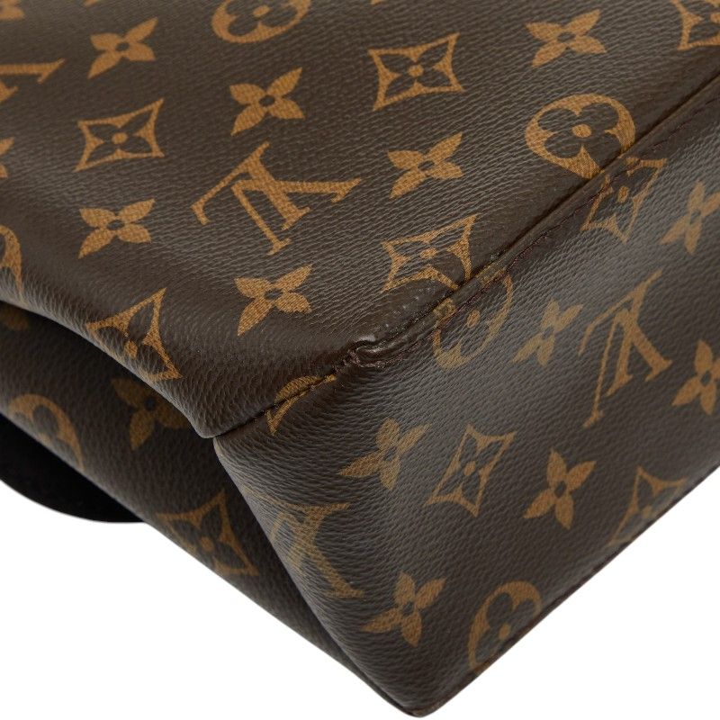 Louis Vuitton Monogram Marignan 2-Way Shoulder Bag Brown Leather — view 7