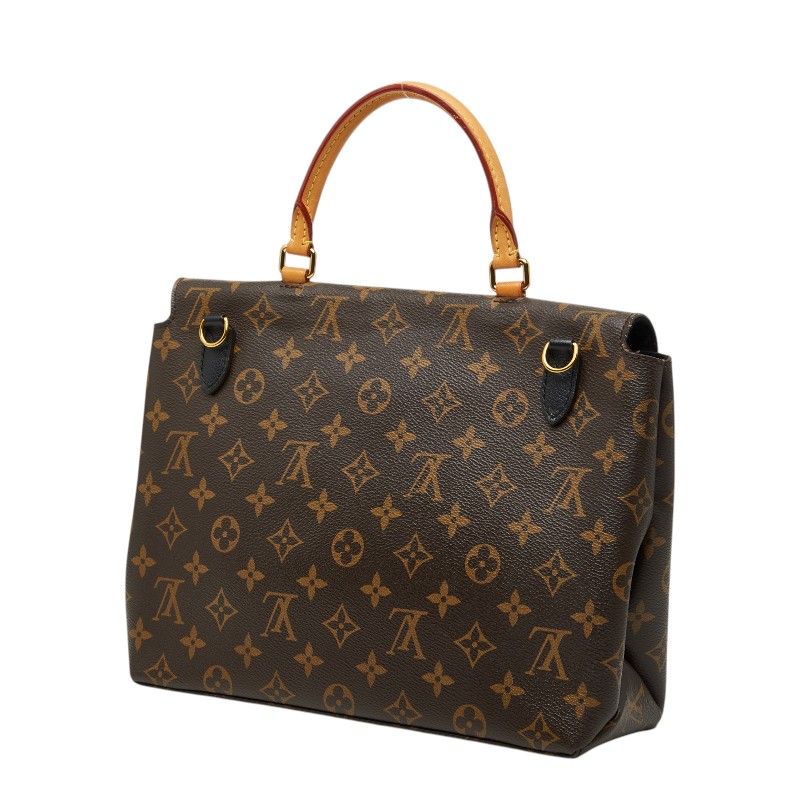 Louis Vuitton Monogram Marignan 2-Way Shoulder Bag Brown Leather — view 2
