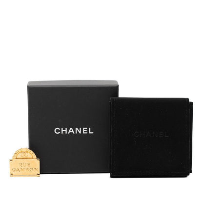 Chanel CC Logo Rue Cambon le Brooch 22 Gold Plated — view 4