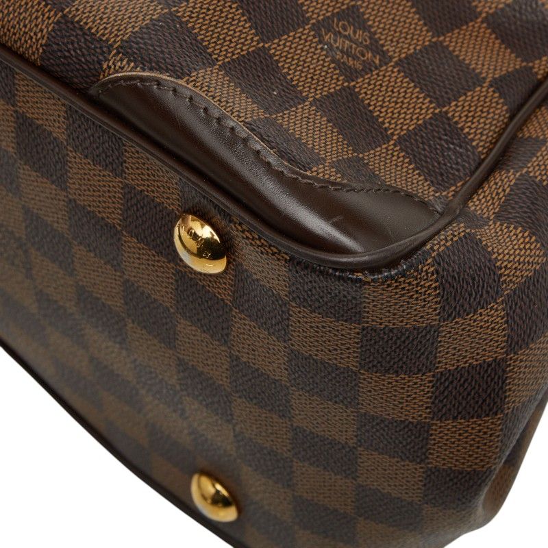 Louis Vuitton Damier Verona PM Handbag Brown Leather — view 7