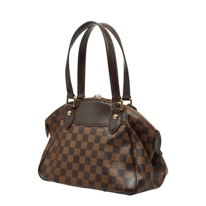 Louis Vuitton Damier Verona PM Handbag Brown Leather — view 2