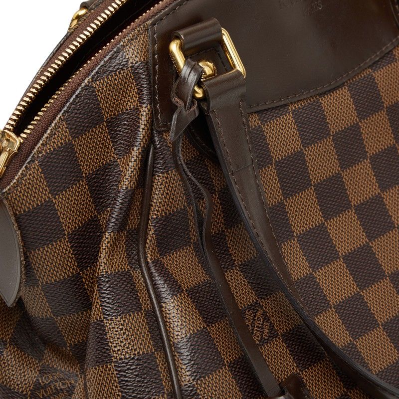 Louis Vuitton Damier Verona PM Handbag Brown Leather — view 8