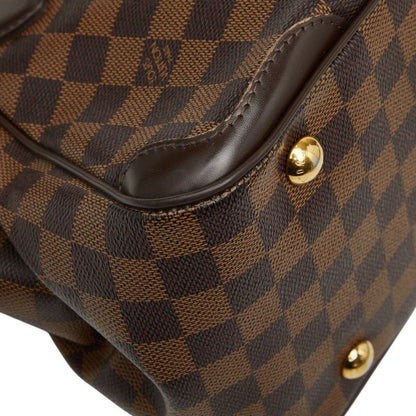 Louis Vuitton Damier Verona PM Handbag Brown Leather — view 6