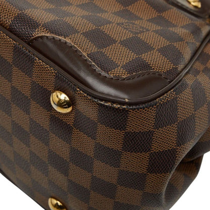 Louis Vuitton Damier Verona PM Handbag Brown Leather — view 5