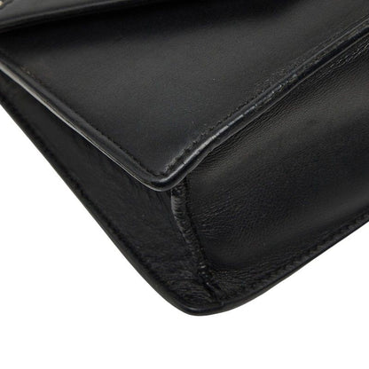 Saint Laurent Betty Studs Chain Shoulder Bag Black Leather — view 5