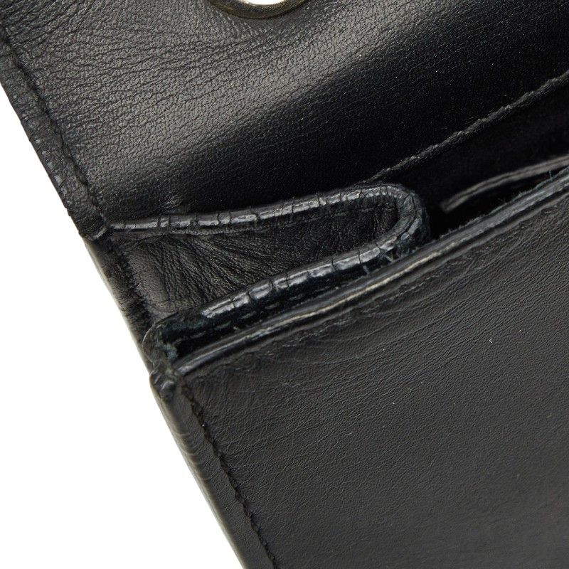 Saint Laurent Betty Studs Chain Shoulder Bag Black Leather — view 8