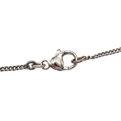 Chanel CC Logo Chain Pendant Silver Metal Faux Pearl Rhinestone — view 5