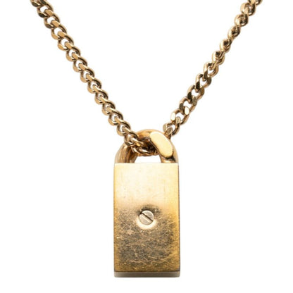 Chanel CC Logo Necklace Gold Plated Rhinestone — view 2