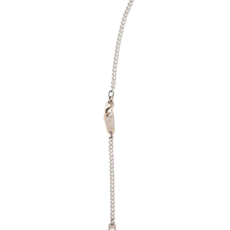 Louis Vuitton Collier LV Award Chain Pendant Black Silver Metal — view 4