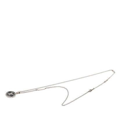 Louis Vuitton Collier LV Award Chain Pendant Black Silver Metal — view 3