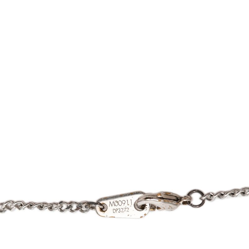 Louis Vuitton Collier LV Award Chain Pendant Black Silver Metal — view 5