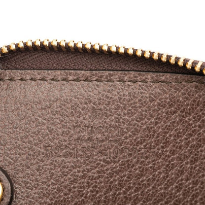 Gucci GG Supreme Sherry Line Ophidia Coin Purse Beige Brown Leather — view 6