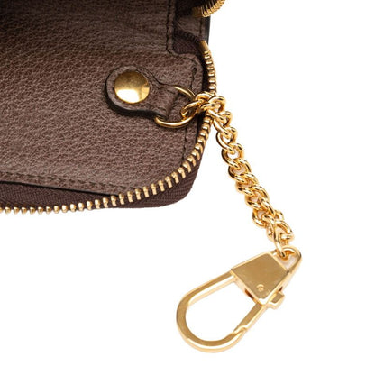 Gucci GG Supreme Sherry Line Ophidia Coin Purse Beige Brown Leather — view 5