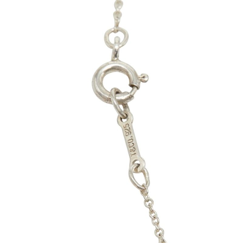 Tiffany & Co Elsa Peretti Kiss Necklace Silver — view 5