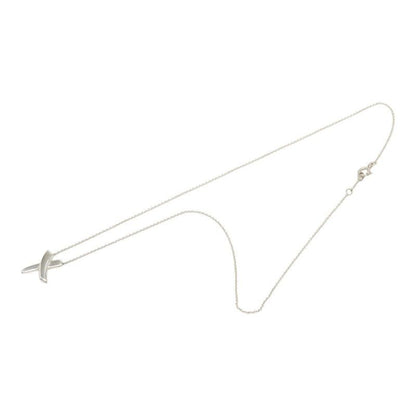 Tiffany & Co Elsa Peretti Kiss Necklace Silver — view 4