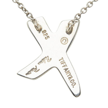 Tiffany & Co Elsa Peretti Kiss Necklace Silver — view 3