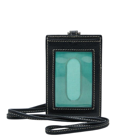 Tiffany & Co Pass Case Set Era Black Leather