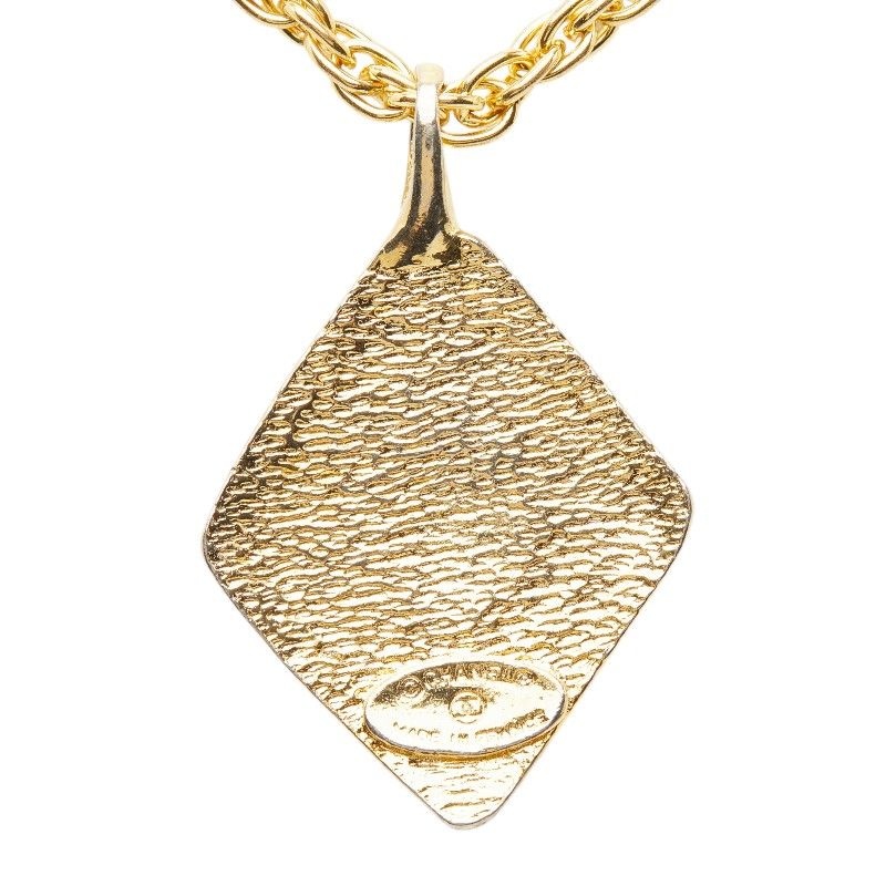 Chanel CC Logo Chain Pendant Gold Plated — view 3