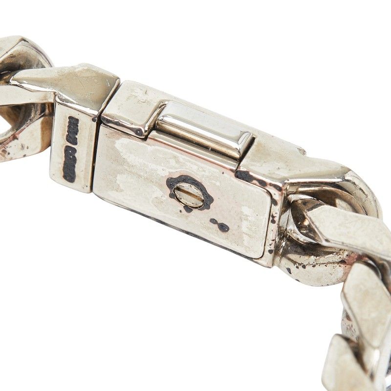 Louis Vuitton LV Signature Chain Bracelet Silver Plated — view 4