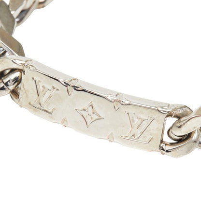 Louis Vuitton LV Signature Chain Bracelet Silver Plated — view 3