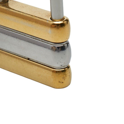 Cartier Trinity Cadena Padlock Motif Key Ring Charm Gold Silver Plated Metal 1 — view 3