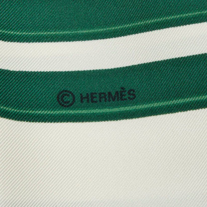 Hermes Carre 90 Brides de Gala Ceremonial Bridle Scarf Green Multi Color — view 5