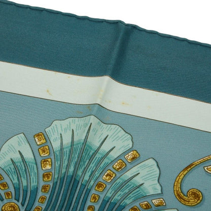 Hermes Carre 90 Cheval Turc Turkish Horse Scarf Green Multi Color — view 2