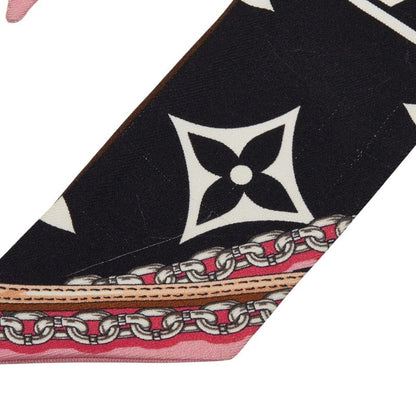 Louis Vuitton Monogram Bandeau BB Ultimate Scarf Black Brown Multi Color — view 3