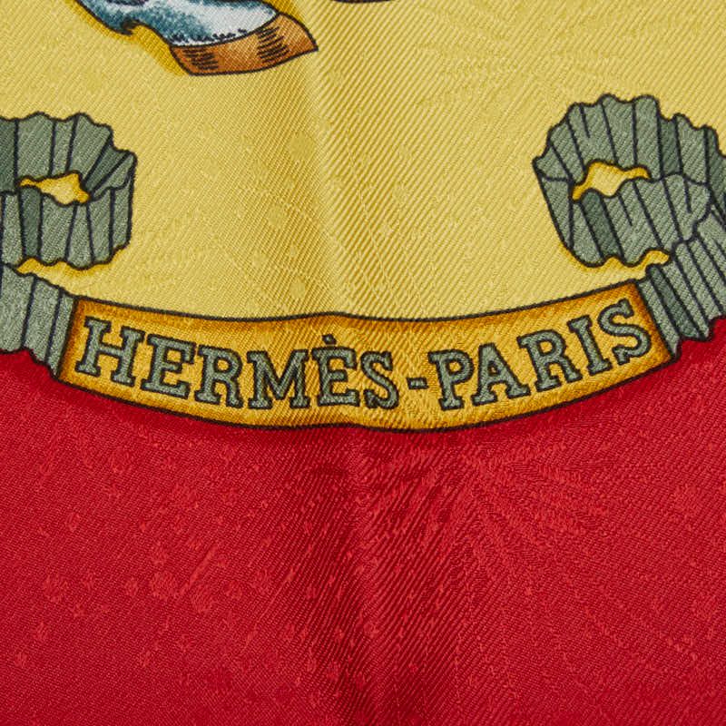 Hermes Carre 90 les Fetes du Roi Soleil Celebration of the Sun King Scarf — view 3