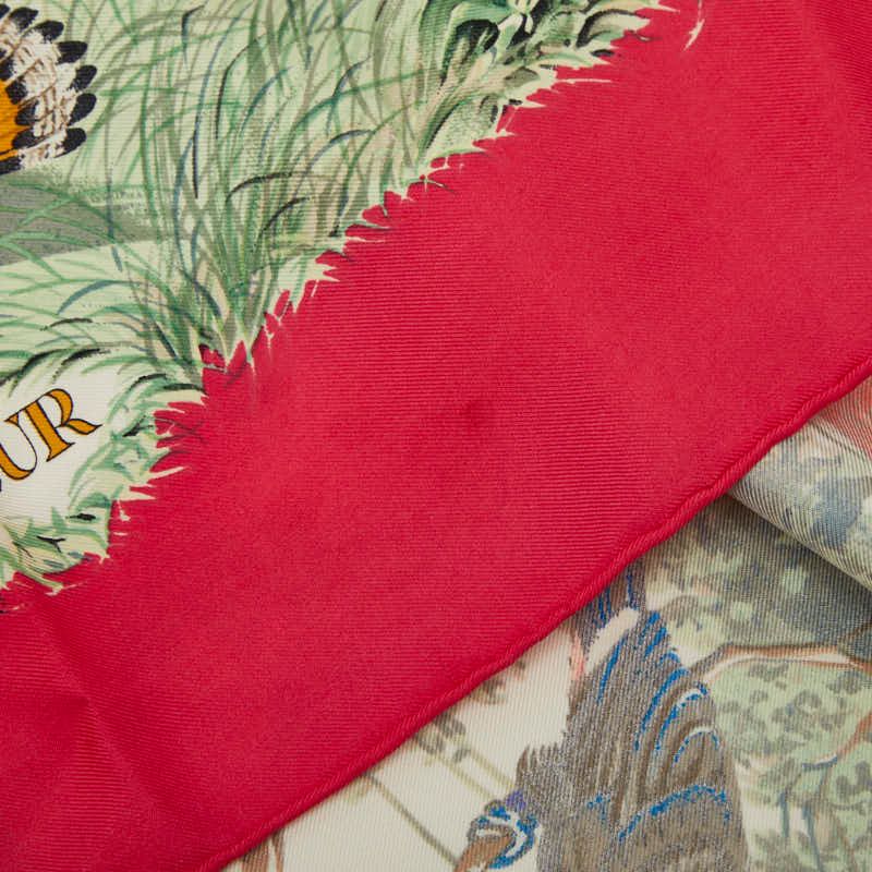 Hermes Carre 90 Equateur Red Road Scarf Multi Color — view 3