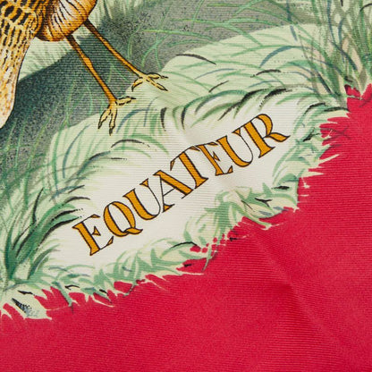Hermes Carre 90 Equateur Red Road Scarf Multi Color — view 4