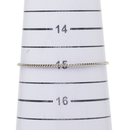 Chanel CC Logo Bracelet Silver Rhinestone Metal — view 6