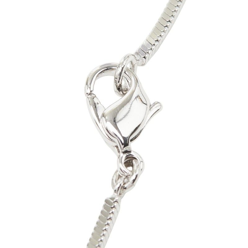 Dior Trotter Number 2 Necklace Silver Blue White Metal — view 5