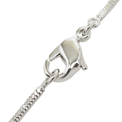 Dior Trotter Number 2 Vintage Necklace Silver Blue White Metal — view 5