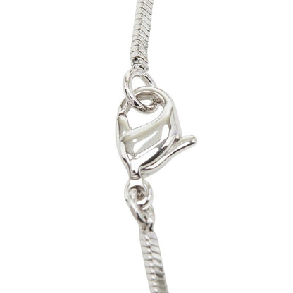 Dior Trotter Number 2 Necklace Silver Bordeaux White Metal — view 3
