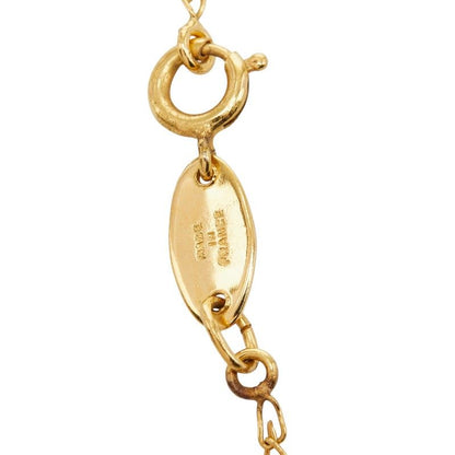 Chanel CC Logo Gripoix Depot Necklace Gold Black Plated — view 6