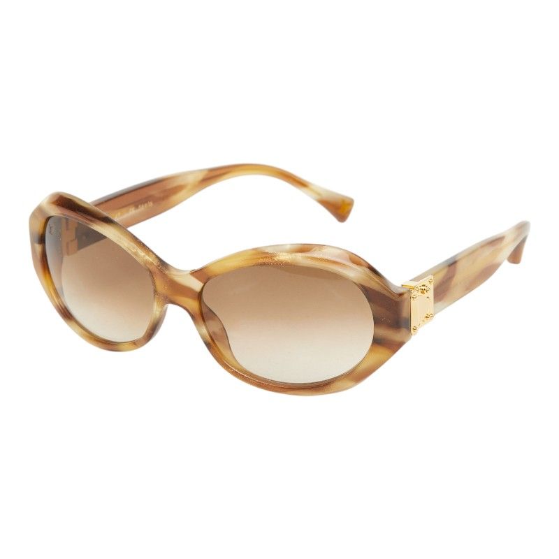 Louis Vuitton Spson Long Sunglasses Gradient Lens Brown Gold Acetate 1- Eyewear
