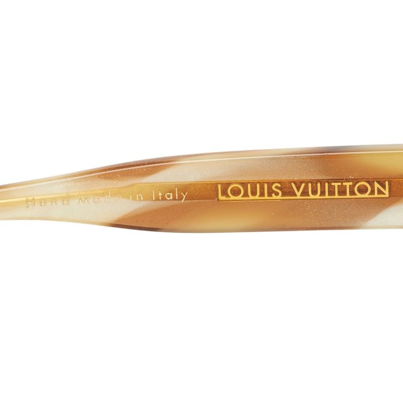 Louis Vuitton Spson Long Sunglasses Gradient Lens Brown Gold Acetate 1- Eyewear — view 6
