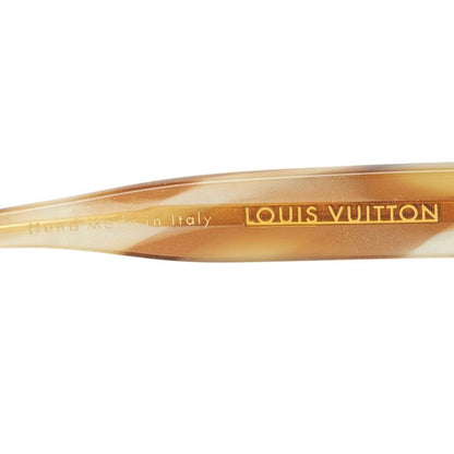 Louis Vuitton Spson Long Sunglasses Gradient Lens Brown Gold Acetate 1- Eyewear — view 6