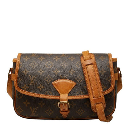 Louis Vuitton Monogram Sologne Crossbody Shoulder Bag Brown Leather
