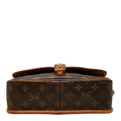 Louis Vuitton Monogram Sologne Crossbody Shoulder Bag Brown Leather — view 3