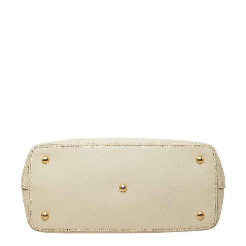Gucci Guccissima 2-Way Shoulder Bag White Leather — view 3